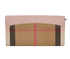 Burberry Nova Check Continental Wallet, back view